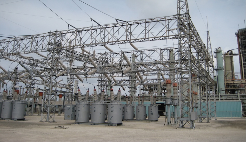138kV/15kV Electrical Substation wide view
